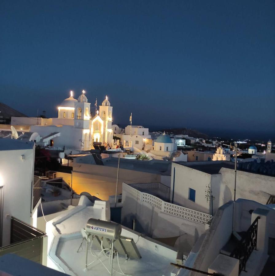 Aegean Sea View House In Traditional Village Megalochori  Buitenkant foto